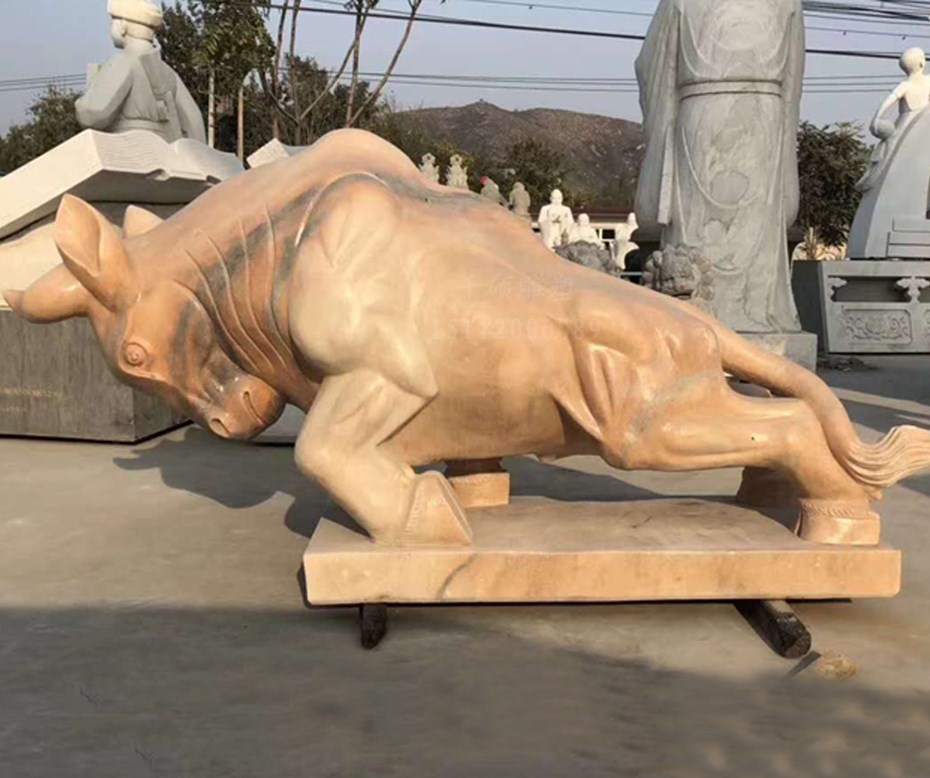 石雕动物牛雕塑