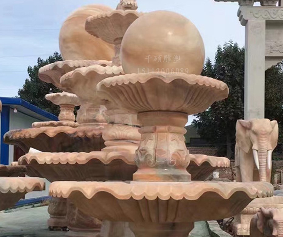 石雕风水球雕塑