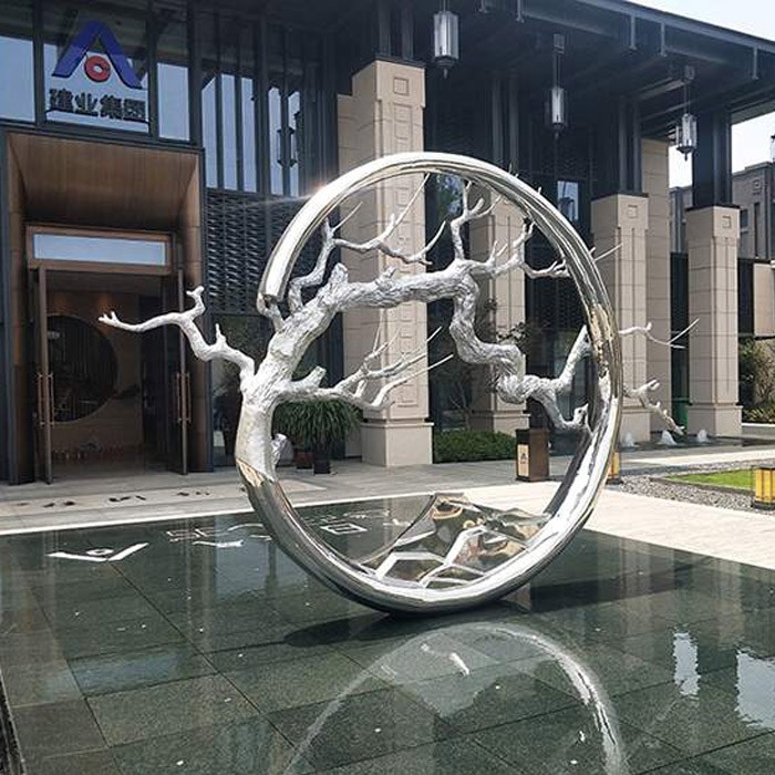 水景不锈钢雕塑