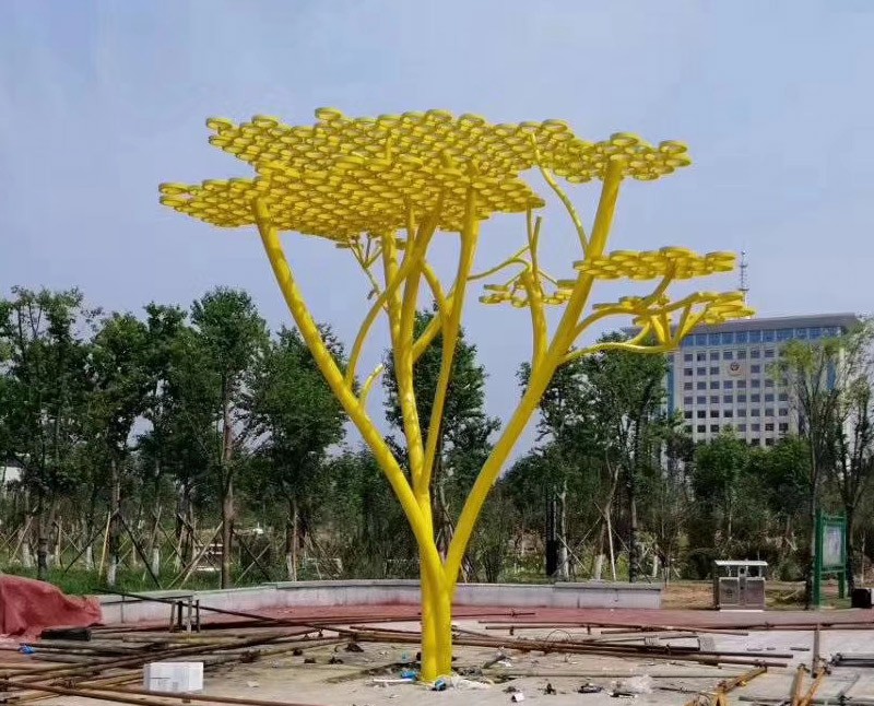 抽象树不锈钢雕塑