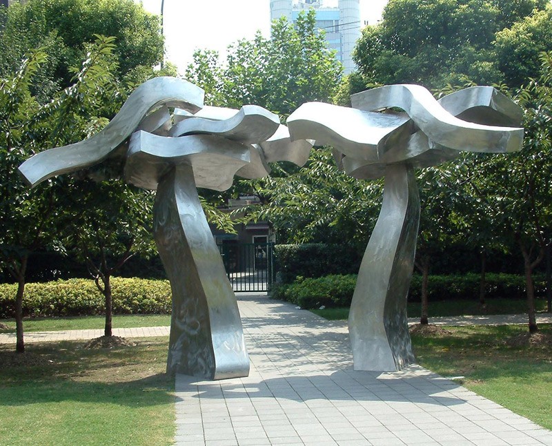 不锈钢门头雕塑